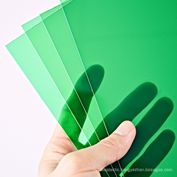 Rigid PVC Sheet Manufacturer OCAN A4 Colours Transparent PVC Sheet For Binding Cover